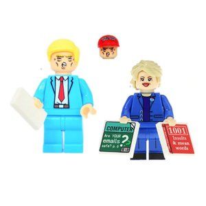 Trump / Hillary MiniFigure -Custom Made-